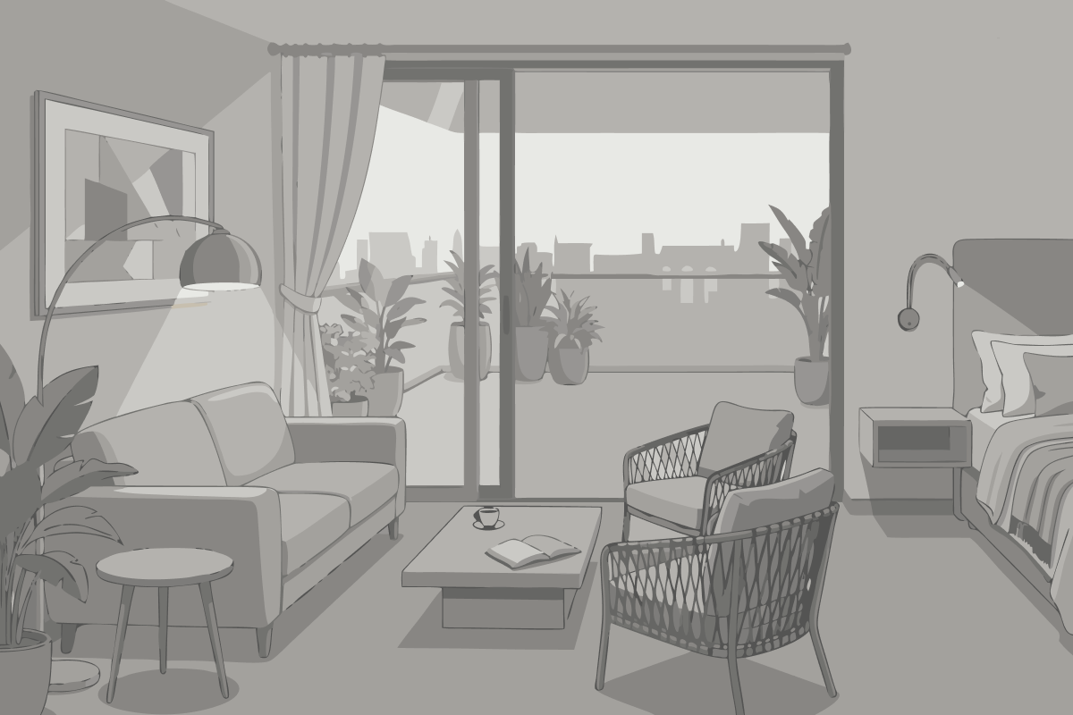 Apartament z 3 sypialniami